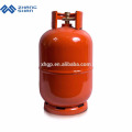 Fábrica disponible del tanque del cilindro de gas del helio con la válvula y la cabeza del quemador